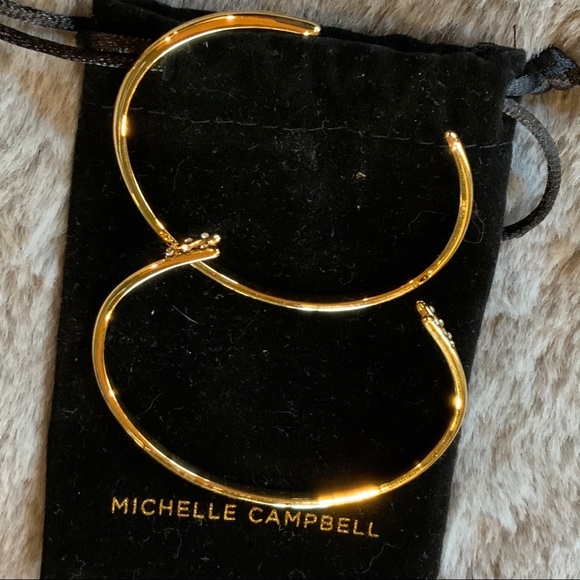 MICHELLE CAMPBELL gold talon bracelet set - Picture 7 of 13